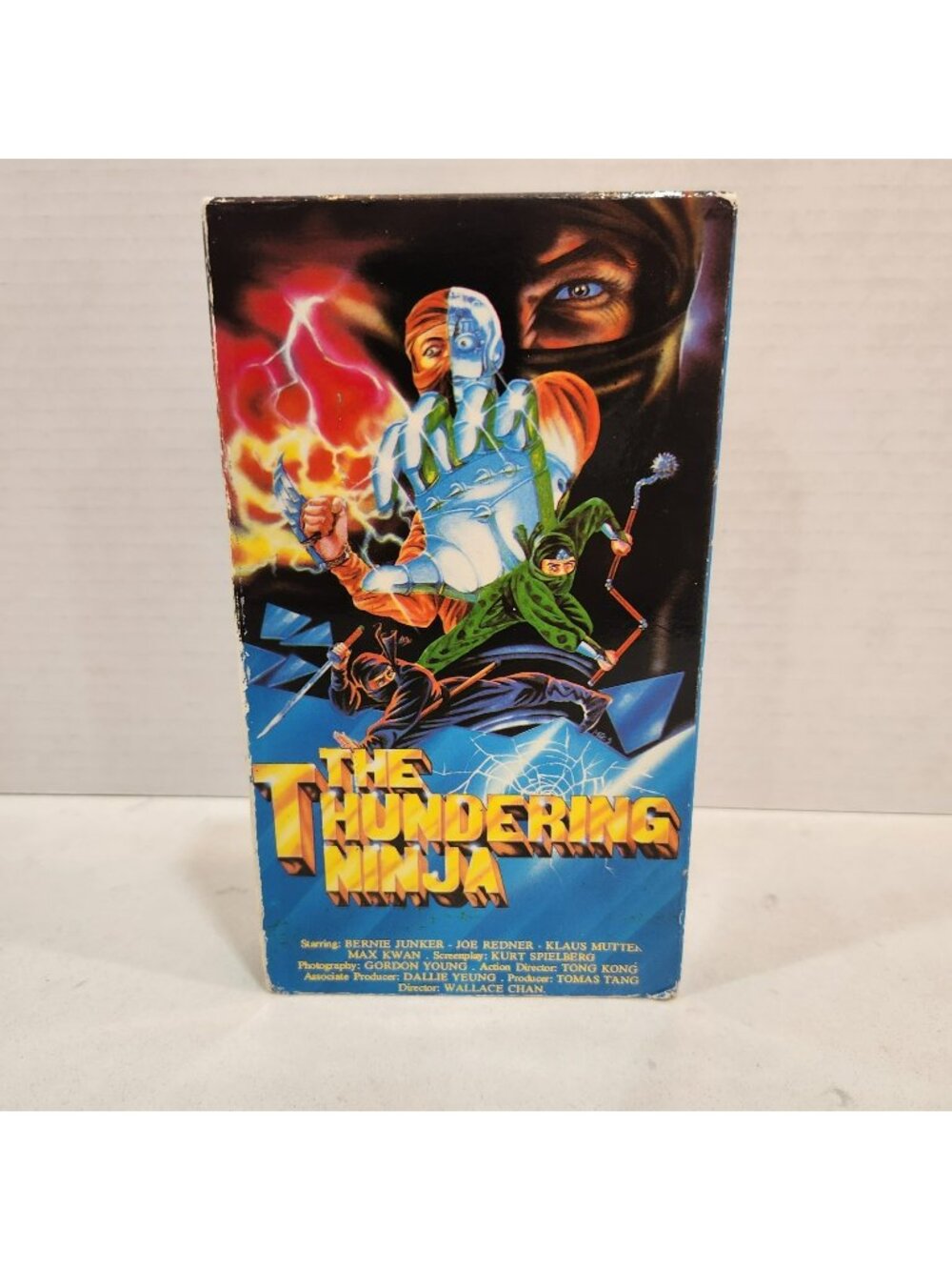 Vintage The Thundering Ninja VHS 1987 New Video Entertainment Full Screen Martia